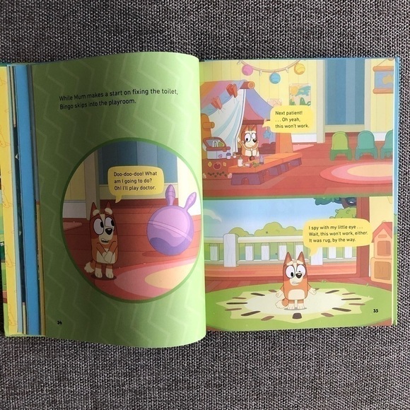 Moose Bluey 5 Minute Stories Hardcover Book Bedtime Kids Baby Book - Picture 7 of 12